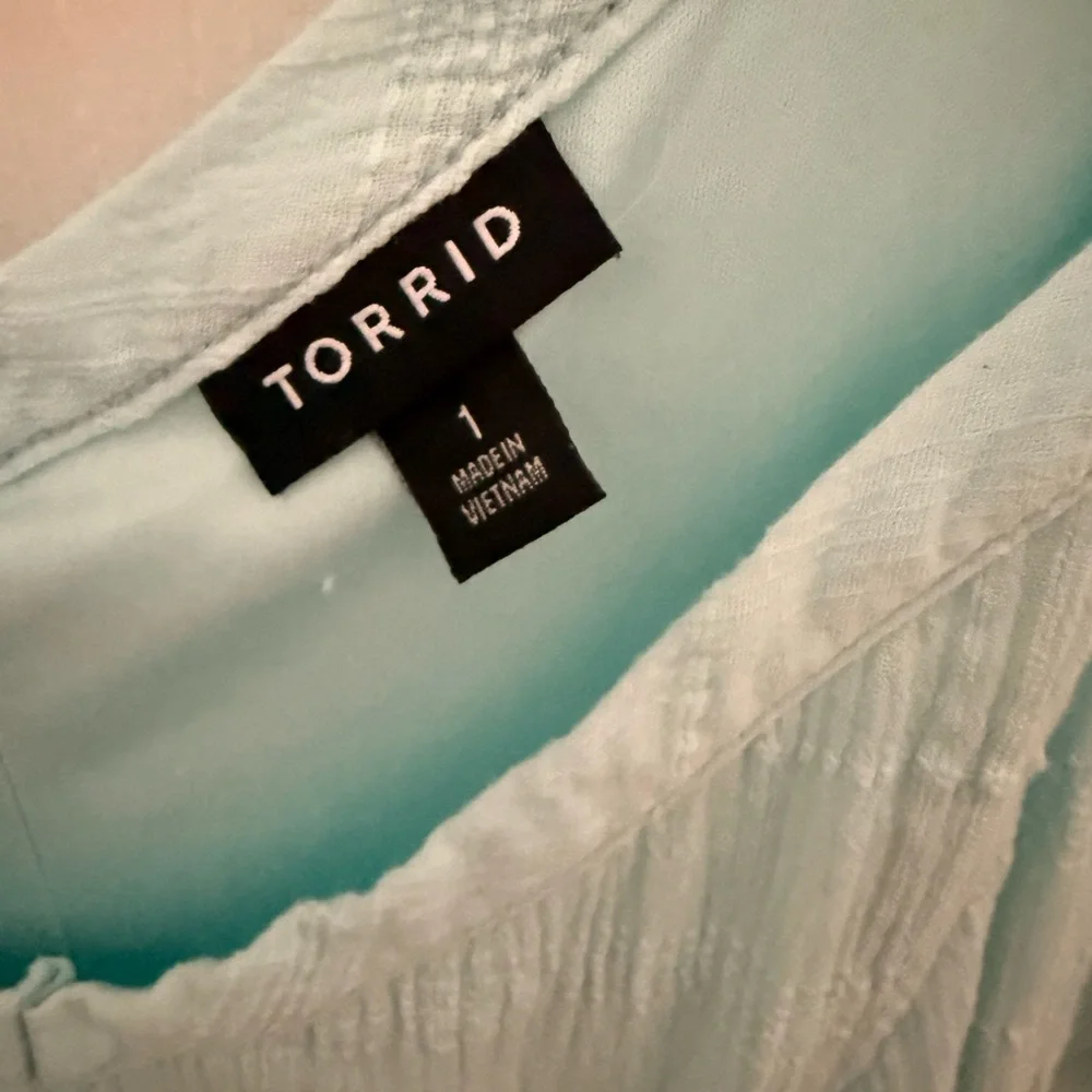 Torrid Light Blue Maxi dress - Picture 4 of 5
